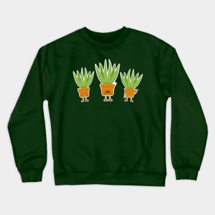 Cute aloevera friend Crewneck Sweatshirt